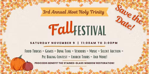 3rd Annual Fall Festival