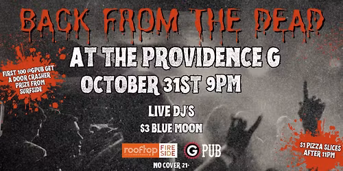 Back from the Dead Halloween Party!