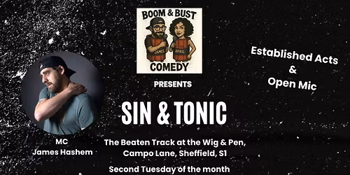 Sin & Tonic Comedy Club - Second Tuesday of each month