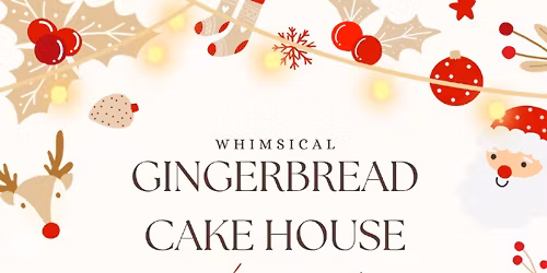 Whimsical Gingerbread Cake House
