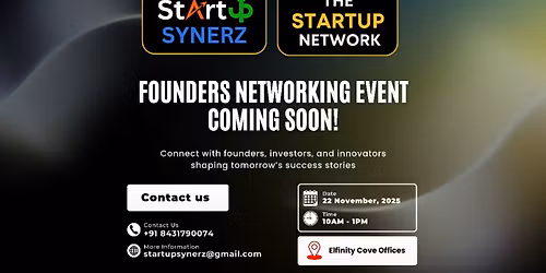 The Startup Network Event \u2013 Bengaluru Edition | Networking Event - Founders Startups  Entrepreneurs