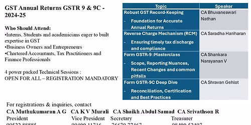 GST Annual Returns GSTR 9 & 9C - 2024-25