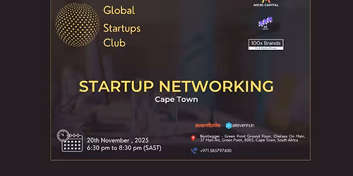 GLOBAL STARTUPS CLUB l STARTUP NETWORKING Cape Town 2025