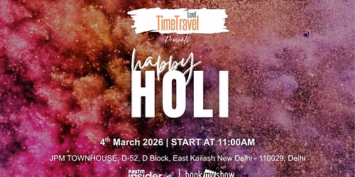 Holi Festival Celebration in Delhi with Locals