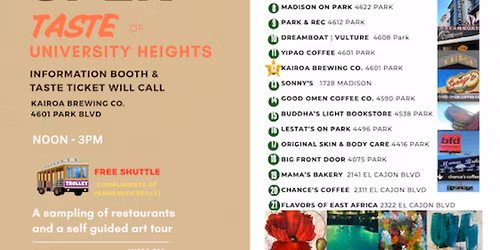 18th annual UH arts Open & Taste of University Heights