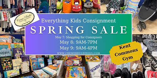 Creme Brulee Kids Consignment Sale