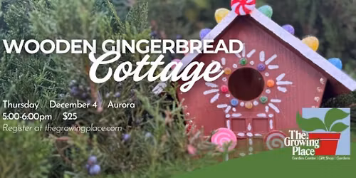 Wooden Gingerbread Cottage Workshop
