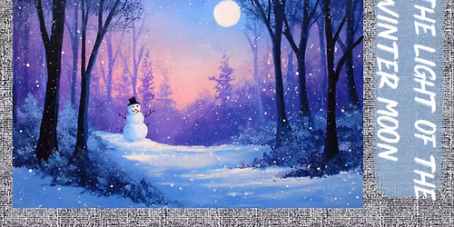 Paint & Sip Beginner Acrylic Painting at Crooked Mouth Brewery- By the Light of the Winter Moon