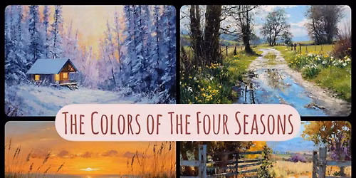ONLINE ZOOM: 12-Week Color Theory Beginner Watercolor Course - The Colors of the Four Seasons