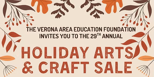 Verona Area Annual Arts & Crafts Holiday Sale