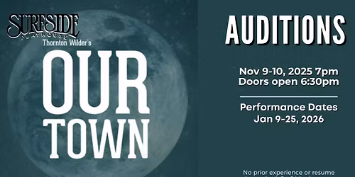 AUDITIONS OUR TOWN