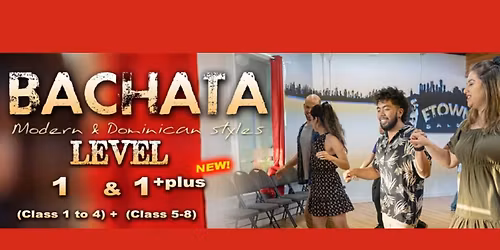 BACHATA Plus Partnering and shines "Intro to Intermediate"