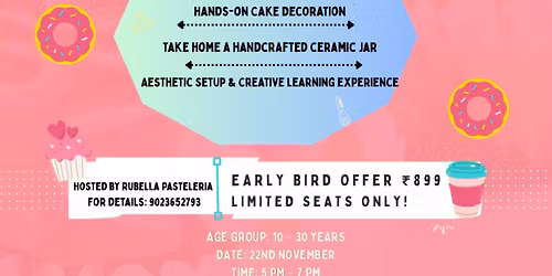 The Frosty Cup \u2013 Creative Cake Decor Workshop by Rubella Pasteleria