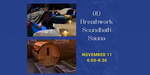 9D Breathwork & Sauna