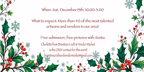 2025 BCVM Holiday Shopping Expo