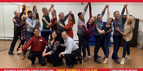 Beginner Argentine Tango Boot Camp in Torrance! No partner needed!