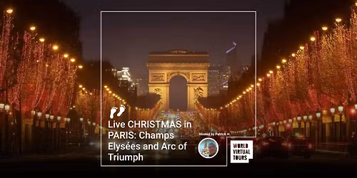 Live CHRISTMAS in PARIS: Champs Elys\u00e9es and Arc of Triumph
