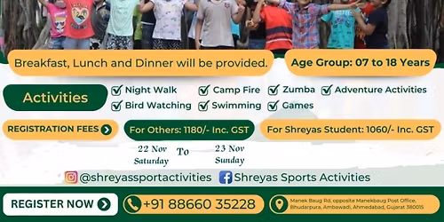 Shreyas foundation over night camp