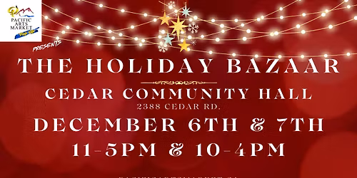 The Holiday Bazaar in Cedar