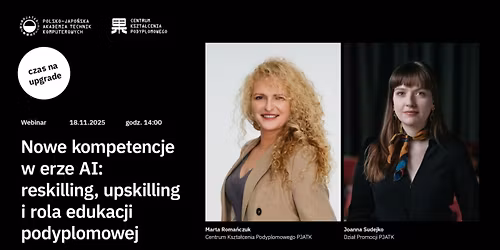 \u201eCzas na upgrade": Polsko-Japo\u0144ska Akademia Technik Komputerowych rusza z cyklem darmowych webinar\u00f3w