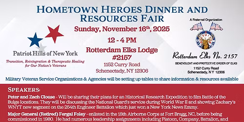 Hometown Heroes Dinner and Resource Fair
