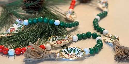 Oyster Shell Christmas Garland