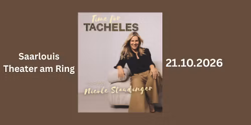 Nicole Staudinger Time for Tacheles Tour 2026