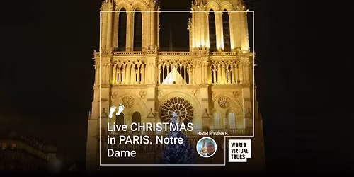 Live CHRISTMAS in PARIS. Notre Dame