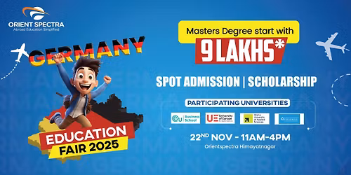 Study in Germany \u2013 Education Fair 2025 by Orient Spectra