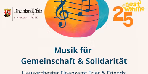 Benefizkonzert des Finanzamt Trier zugunsten nestw\u00e4rme e.V.