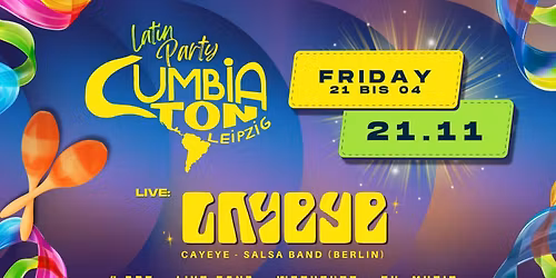 Leipzig's Latin Party \u2764\ufe0f\u200d\ud83d\udd25\ud83c\udf34 Cumbiaton Leipzig x Cayeye Live (Salsa Band) \u2764\ufe0f\u200d\ud83d\udd25\ud83c\udf34