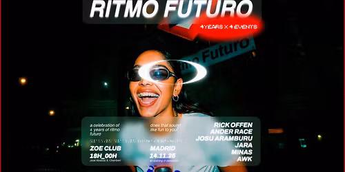Ritmo Futuro 4 YEARS X 4 EVENTS_MADRID