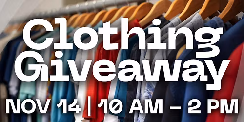 Community Clothing Giveaway