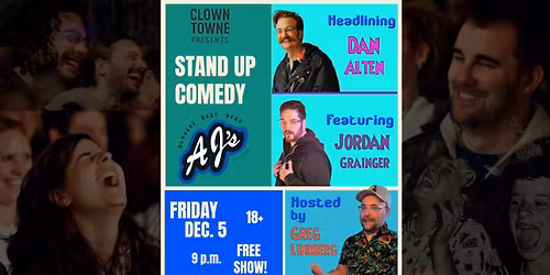 Dan Alten (Good Stand Up Comedy) for free at AJ's