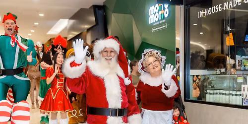 Santa\u2019s Arrival Parade at Macquarie Centre
