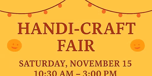Unique Craft Fair &Lunch