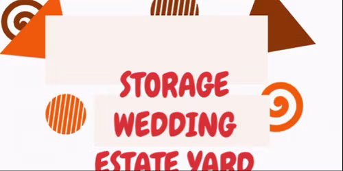 Storage Clear Out Wedding Shop Estate Yard Sale