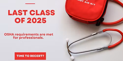 Adult & Pediatric CPR\/AED\/FA 