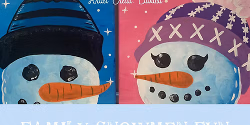 Beyond the Spectrum Art Program - Snowman Friends Acrylic