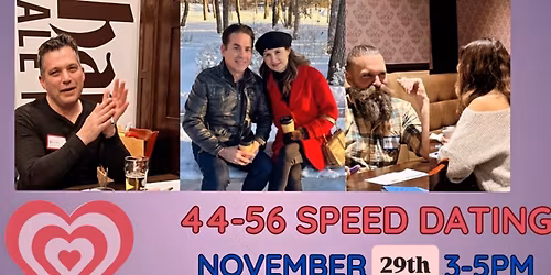 Speed Date 'Stoon: 44-56 Speed Dating returns!