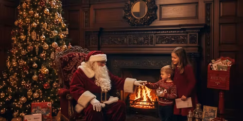 \u2728 Meet Santa by the Fire: A Magical Grotto Experience