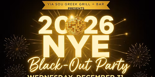 2026 New Year's Eve "Blackout Party!"