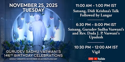 25th November | It's A Meatless Day