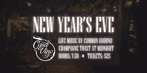 New Year's Eve at Casa de Vino 57
