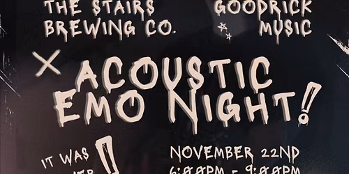 Emo Night at Roses By The Stairs Brewing Co.