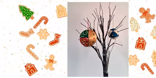 Sari Fabric Baubles workshop