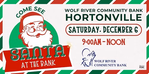 Santa at the Bank: FREE pictures with Santa, letters to Santa, crafts and more!