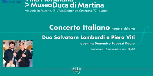 CONCERTO ITALIANO - Duo Salvatore Lombardi e Piero Viti flauto e chitarra