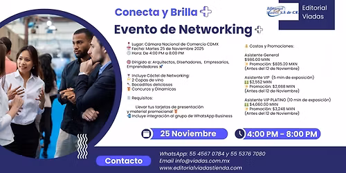  CONECTA Y BRILLA - EVENTO DE NETWORKING
