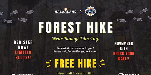 FREE Forest hike near Ramoji film city